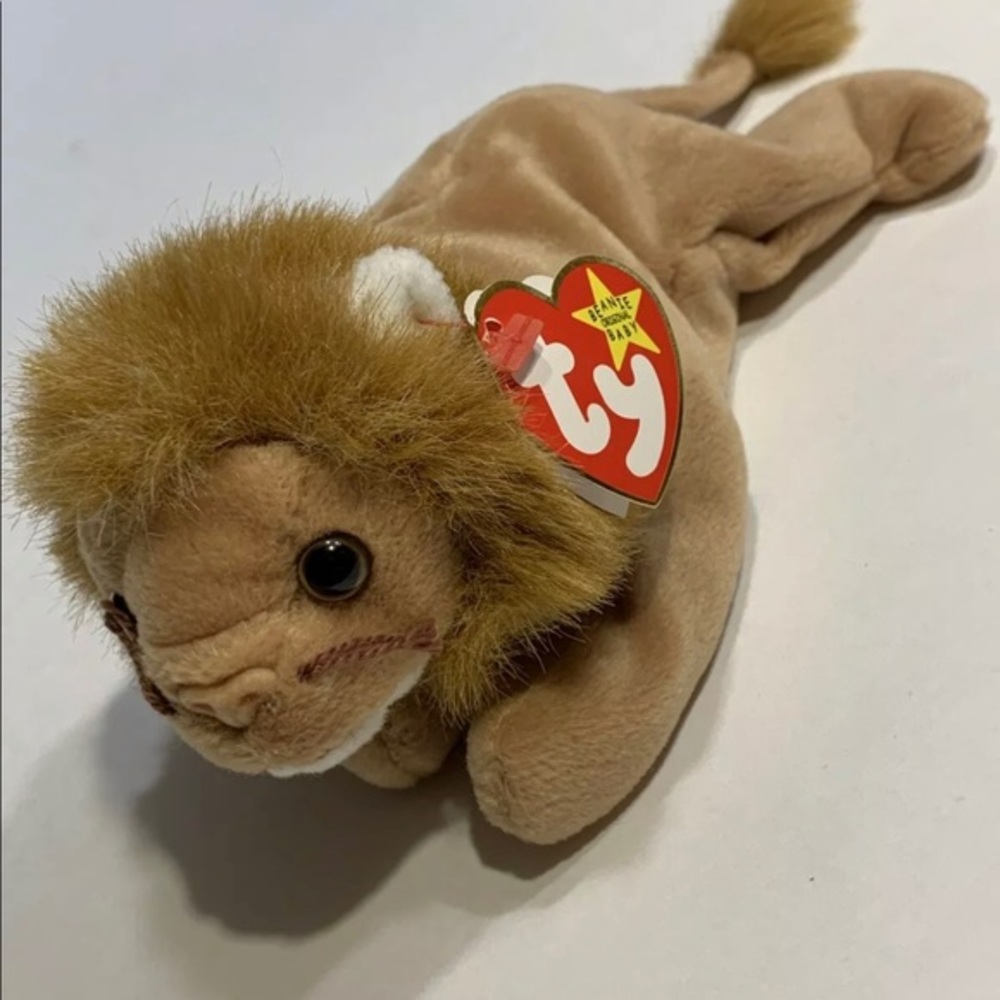 TY 1996 Roary the Lion Beanie Baby, Retired